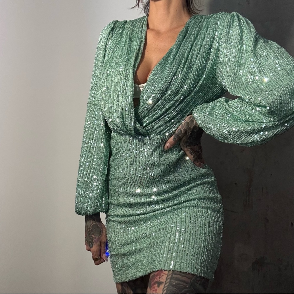 Sparkly sequin dress